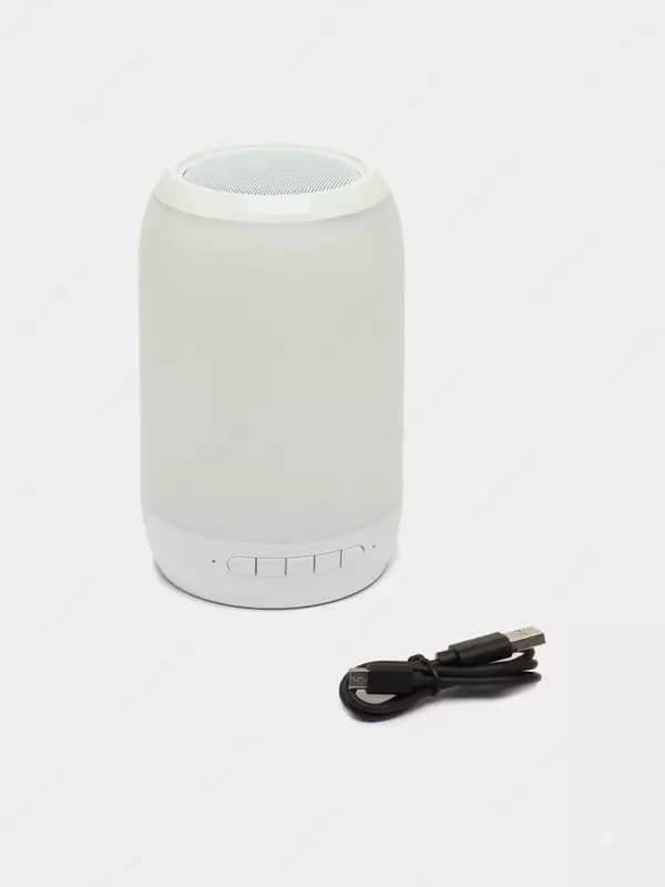 Портативная колонка ”Tecno” Square S2, Bluetooth, Speaker, White (Арт. - 10303800) — 1