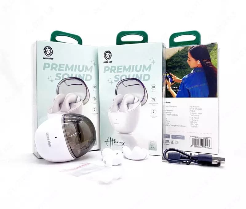 Беспроводные наушники Green Lion Athens Premium Sound белый — 2