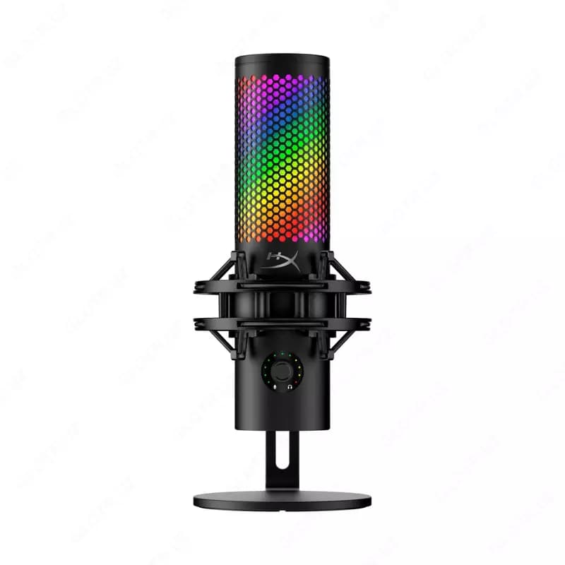 Полнофункциональный микрофон (USB) ”HyperX” QuadCast 2 S, RGB (Арт. - 9A273AA) Black — 1