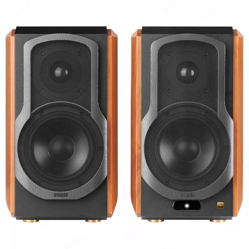 Колонки Edifier S1000W Brown 120 Вт премиальная Wi-Fi акустика с Hi-Res звучанием — 1