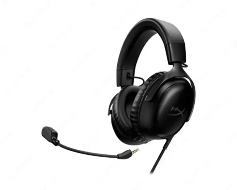 HyperX Cloud III Black игровая гарнитура, проводная, 7.1 звук, микрофон, USB/3.5 мм, для ПК PS5 Xbox — 1