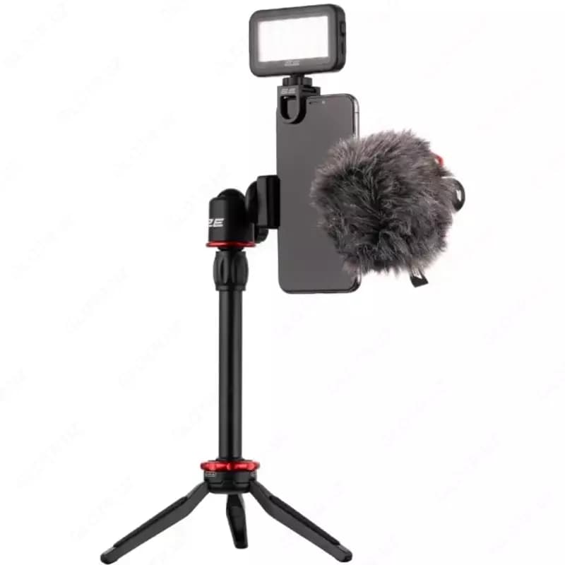 Микрофон с триподом для мобильных устройств Maono by 2Е AU-SM10S Vlog KIT, 3.5mm — 3