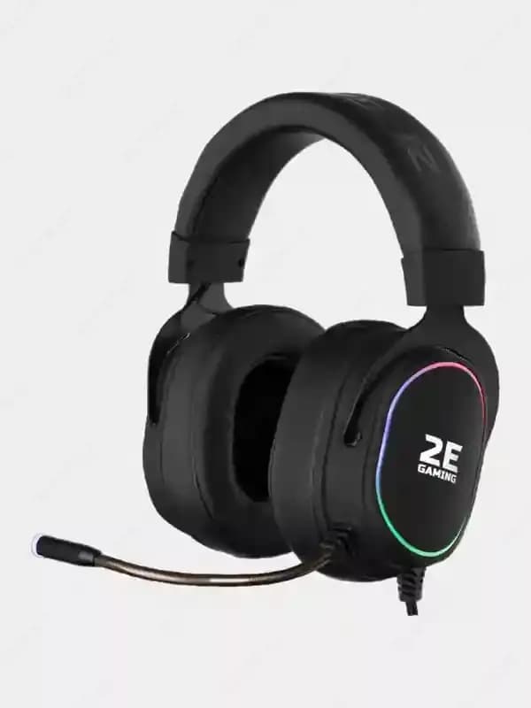 Гарнитура игровая 2E GAMING HG320 V2, 7.1, USB-A, RGB, 2м, чёрный, — 2