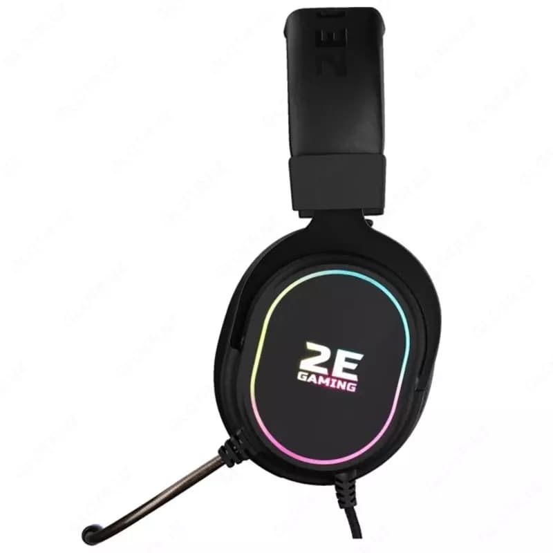 Гарнитура игровая 2E GAMING HG320 V2, 7.1, USB-A, RGB, 2м, чёрный, — 3