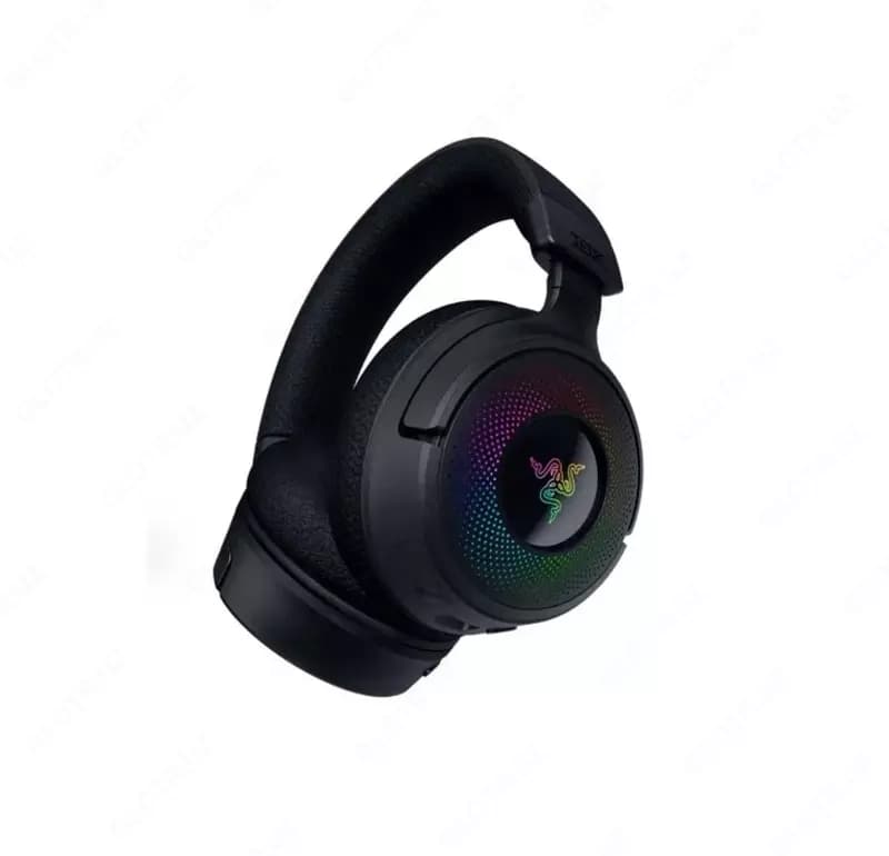 Гарнитура игровая Razer Kraken V4, USB-A/WL/BT, RGB, чёрный, — 1