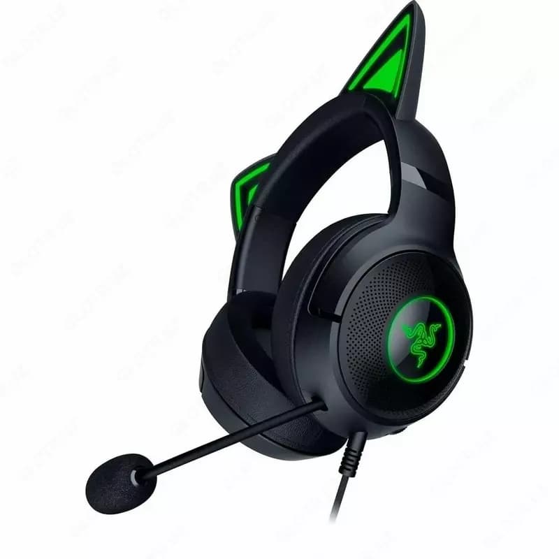 Гарнитура Razer Kraken Kitty V2, RGB, USB, чёрный — 2