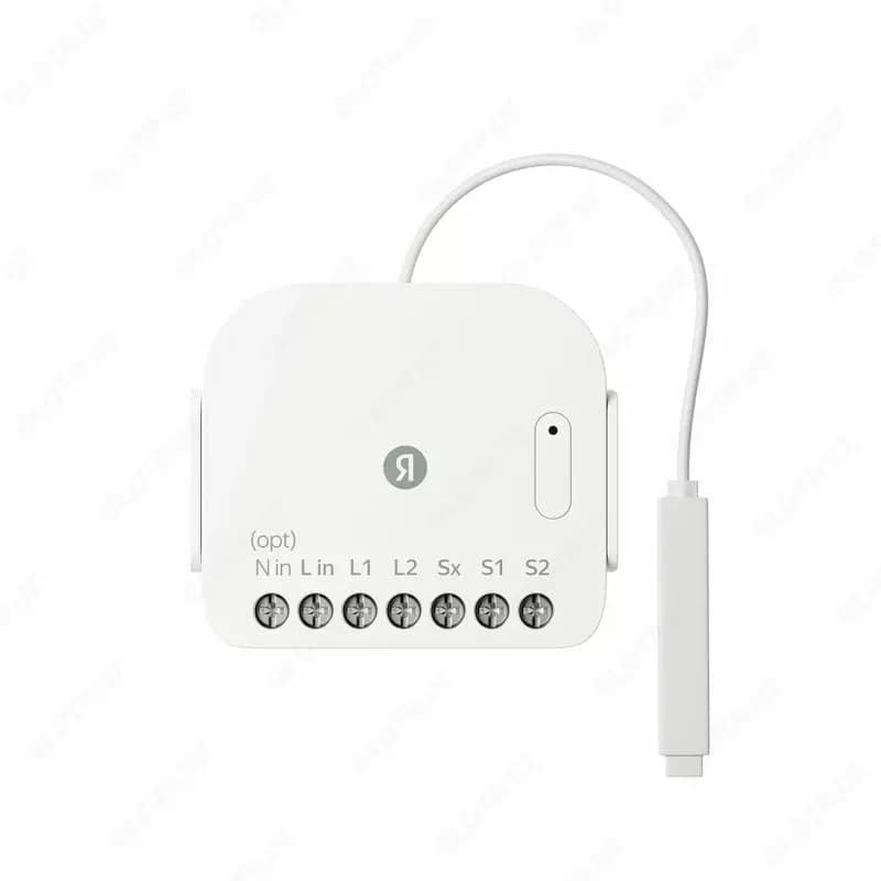 Умное реле Яндекс двухканальное Zigbee работает с Алисой — 1