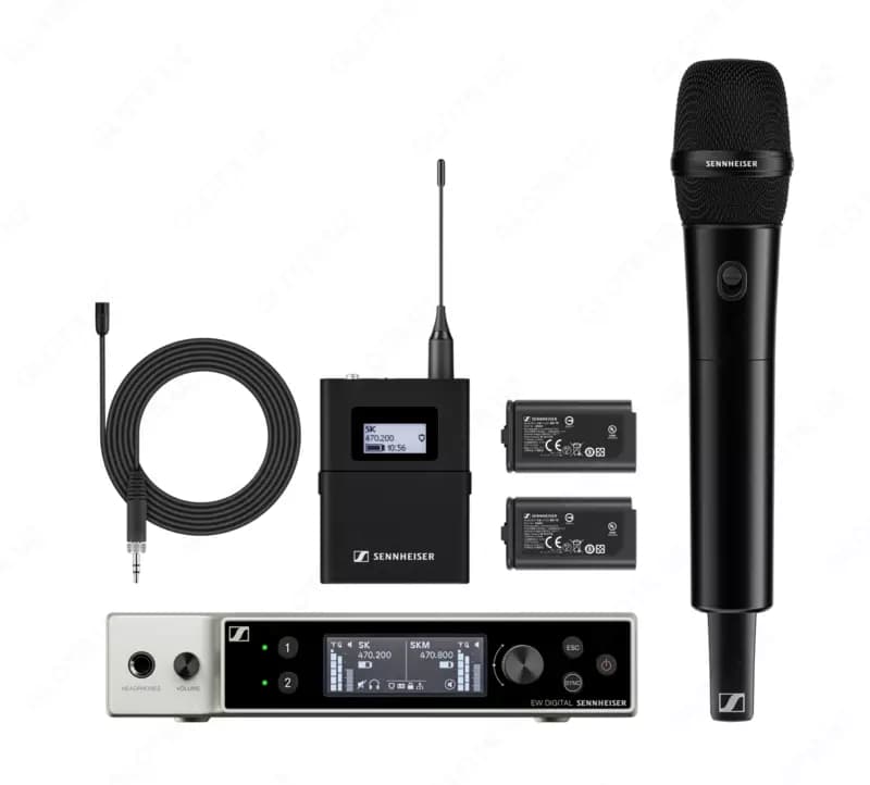 Sennheiser Цифровая двухканальная беспроводная комбо-радиосистема EW-DX MKE 2 / 835-S SET (диапазон Q1-9) — 1