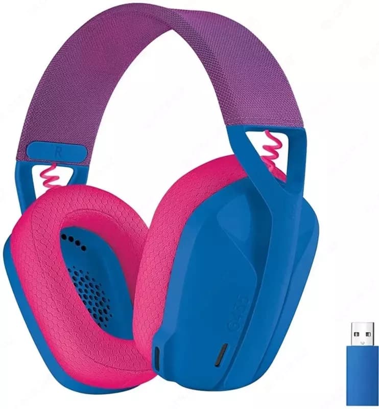 Компьютерная гарнитура Logitech G435 Blue Pink — 4