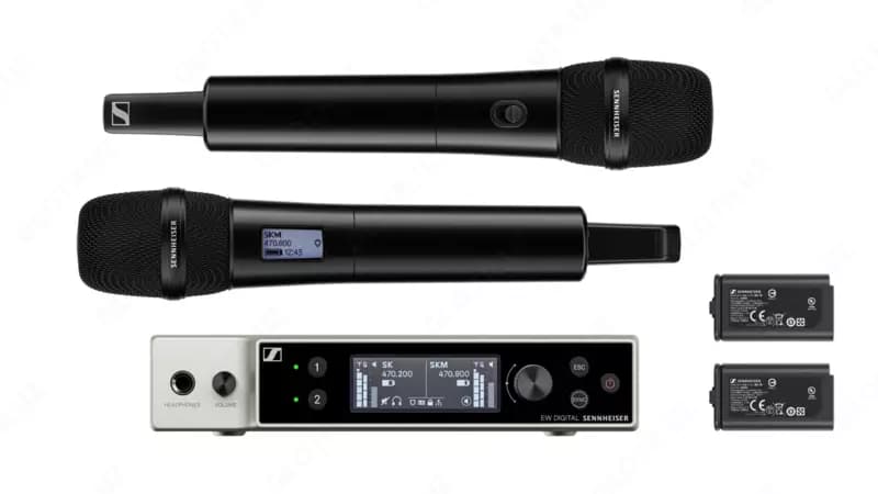Sennheiser Цифровая двухканальная беспроводная радиосистема с двумя ручными микрофонами EW-DX 835-S SET (диапазон Q1-9) — 1