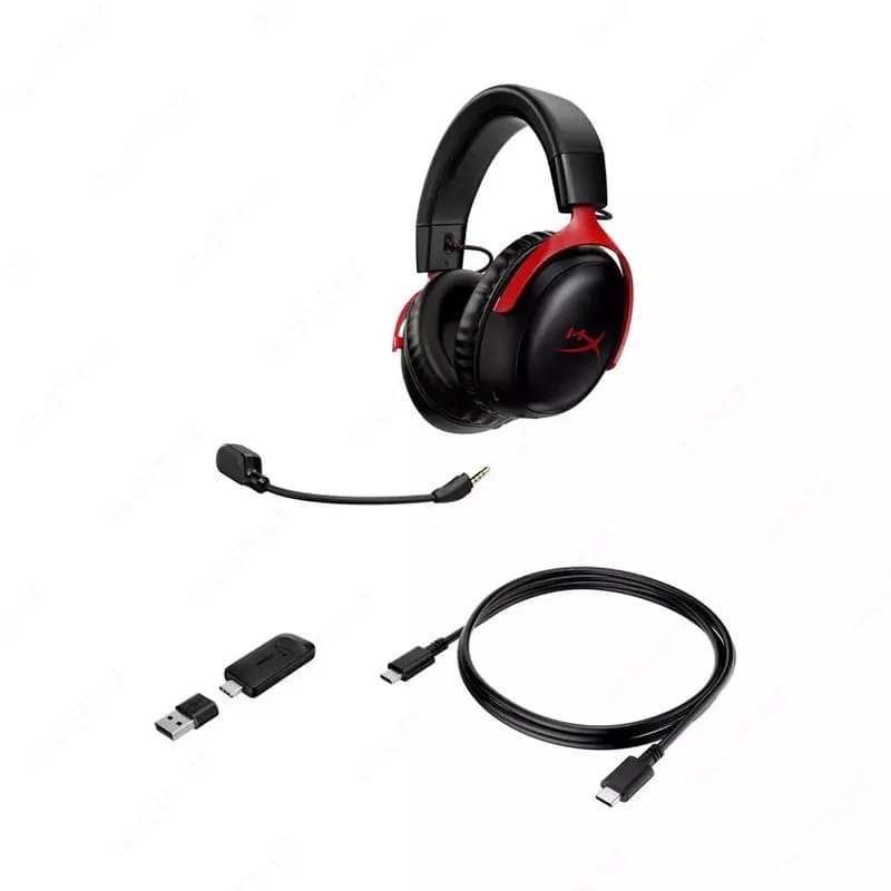 Игровая гарнитура HyperX Cloud III Wired (Black, Red) — 4