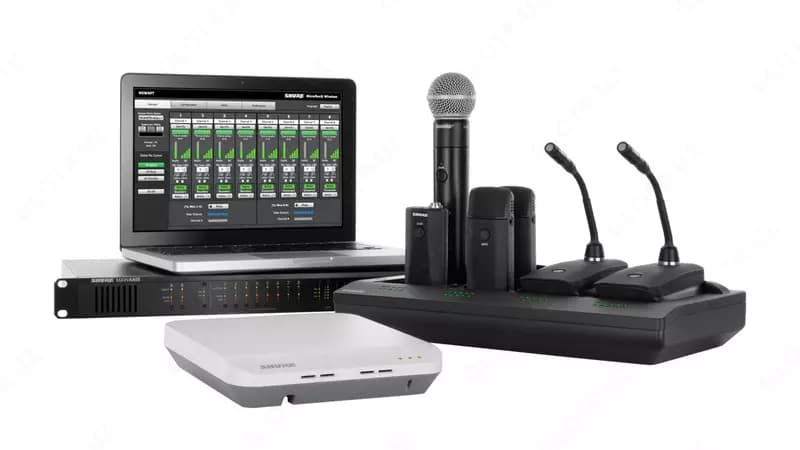 Сетевая зарядная станция для 8 аккумуляторов Shure MXWNCS8-E — 3