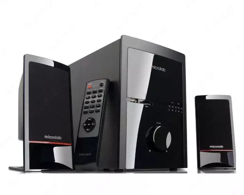 Колонки Microlab M-700BT 46Вт 2.1 (RMS) — Сабвуфер для Дачи и Квартиры — 1