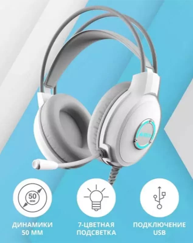 Наушники A4Tech FH300U белые — 1