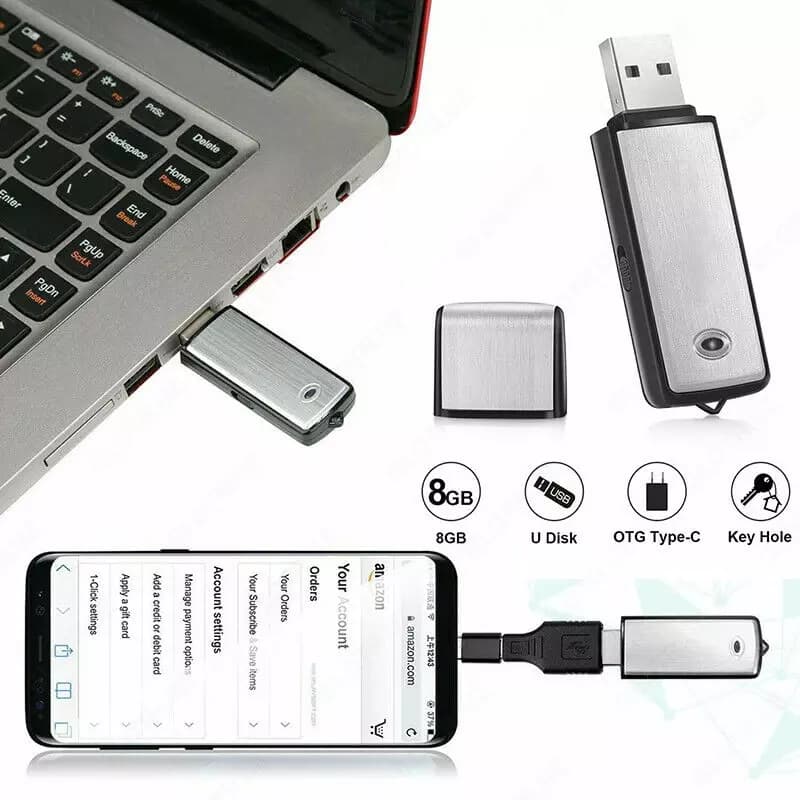 Скрытый диктофон в виде флешки. Диктафон Флешка в Ташкенте 20 часов записи — 4