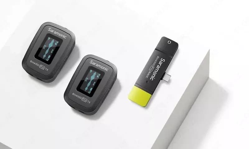 Микрофон Saramonic Blink500 Pro B6 — с индикатором звука — 2