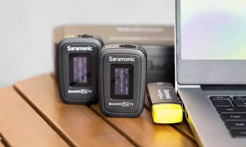 Микрофон Saramonic Blink500 Pro B6 — с индикатором звука — 4