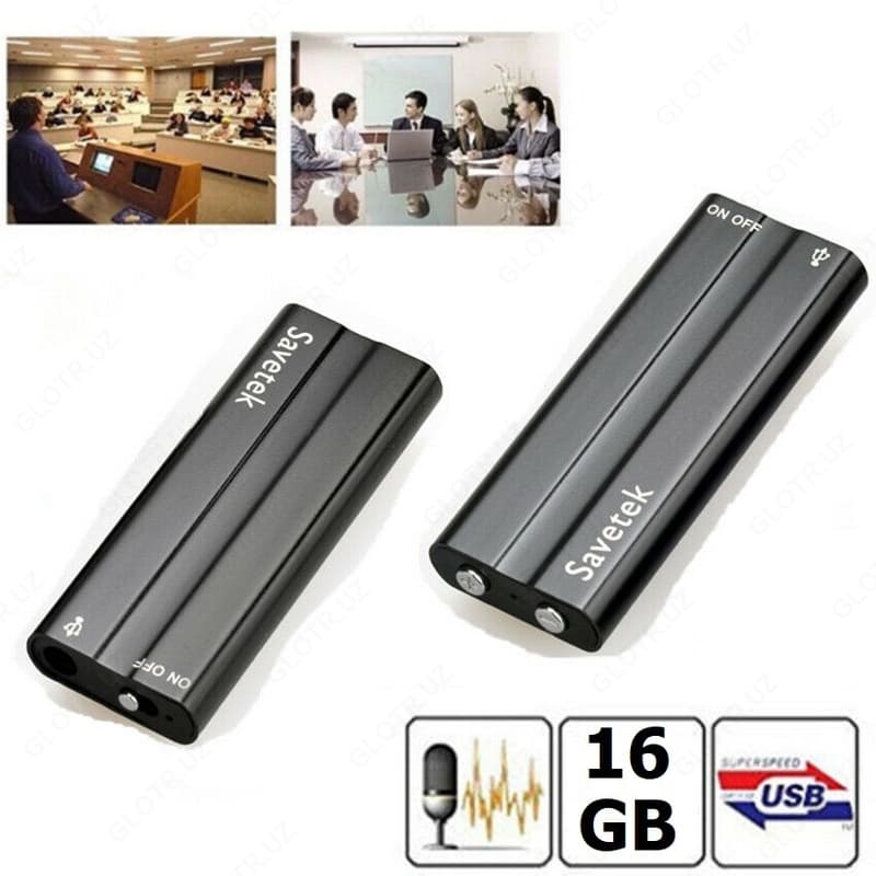 Оригинальный мини диктофон SAVETEK 8GB (350 часов записи) diktafon — 2