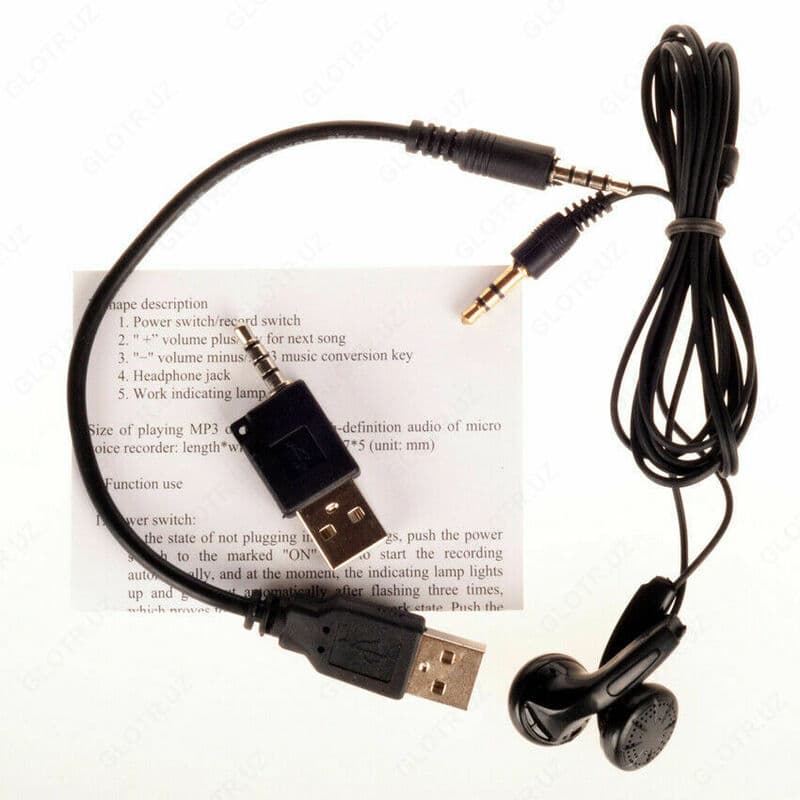 Оригинальный мини диктофон SAVETEK 8GB (350 часов записи) diktafon — 8