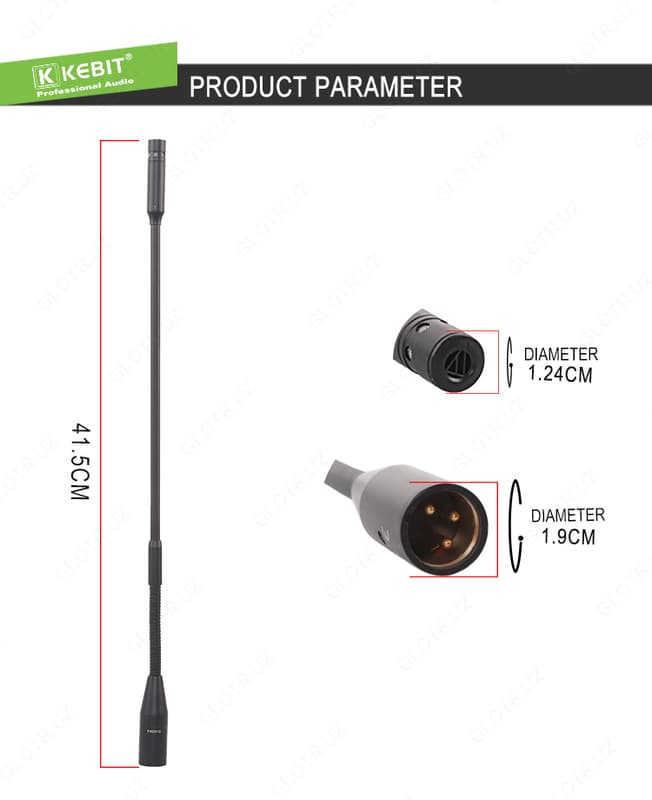 Микрофон для конференц связи Gooseneck KEBIT PRO51Q — 3