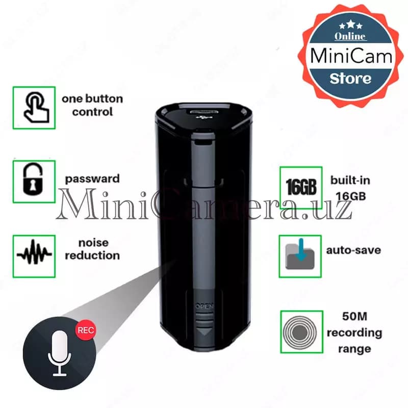 Мини диктофон – 100 часов записи — 3