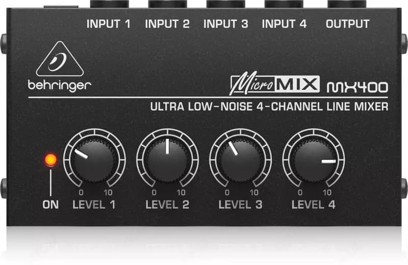 МИКШЕРНЫЙ ПУЛЬТ BEHRINGER MX-400 — 1