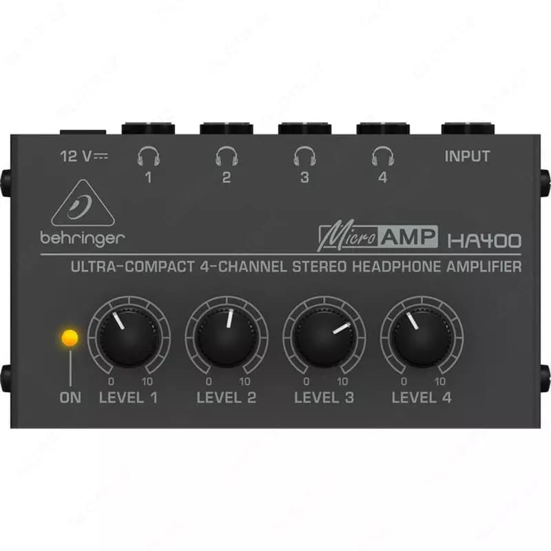 Стереофонический усилитель-распределитель Behringer MicroAMP HA-400 — 2