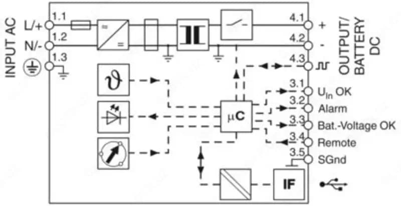 QUINT4-CHARGER/1AC/24DC/10 - Зарядное устройство для аккумулятора — 2