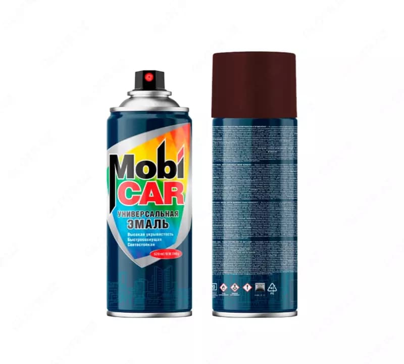 Универсальная эмаль «Mobi CAR» коричневый глянцевый — 1