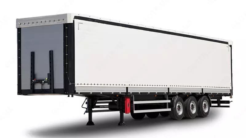 Полуприцеп шторный бортовой UzAutoTrailer - 92 куб.м — 1