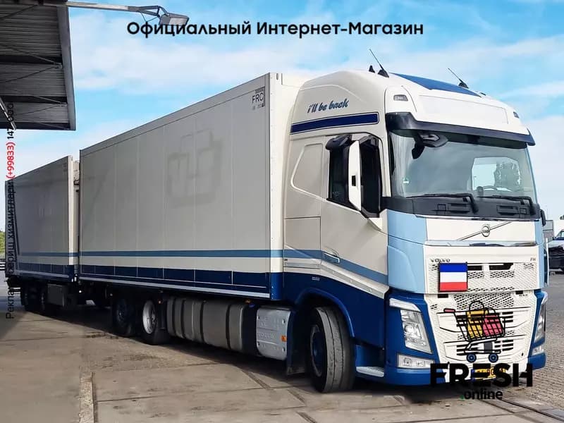 Volvo FH 420 6X2 Холодильник грузовик + прицеп — 4