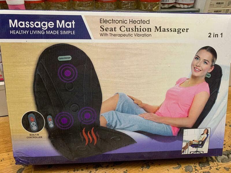 Автомобильный массажер с подогревом ”electric heated seat cushion massager” — 2