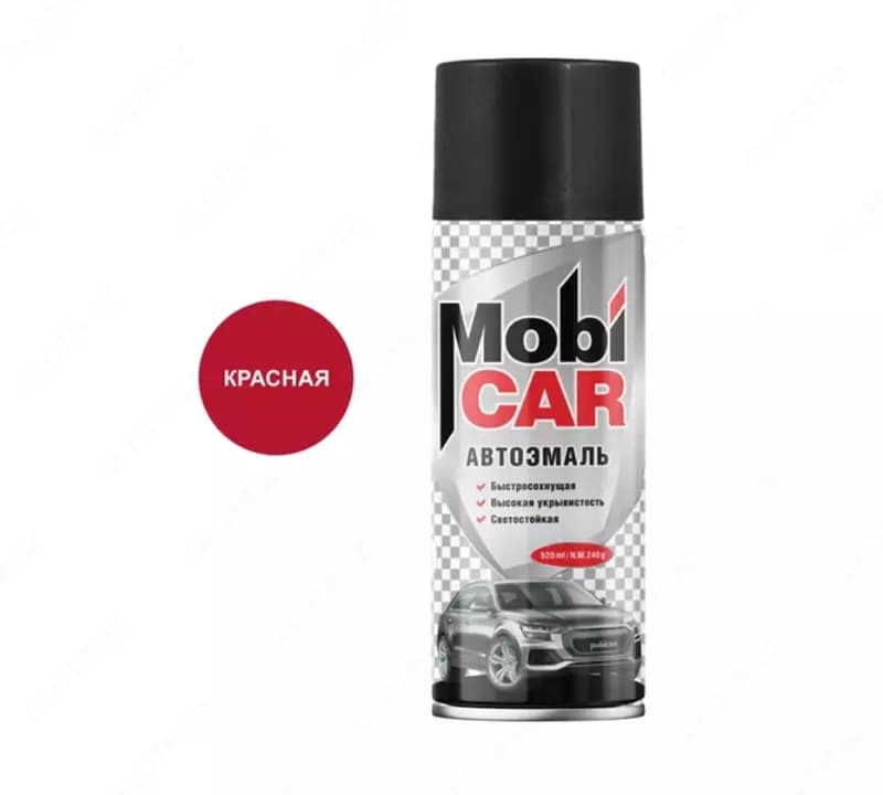 Автоэмаль красная Mobi CAR — 1