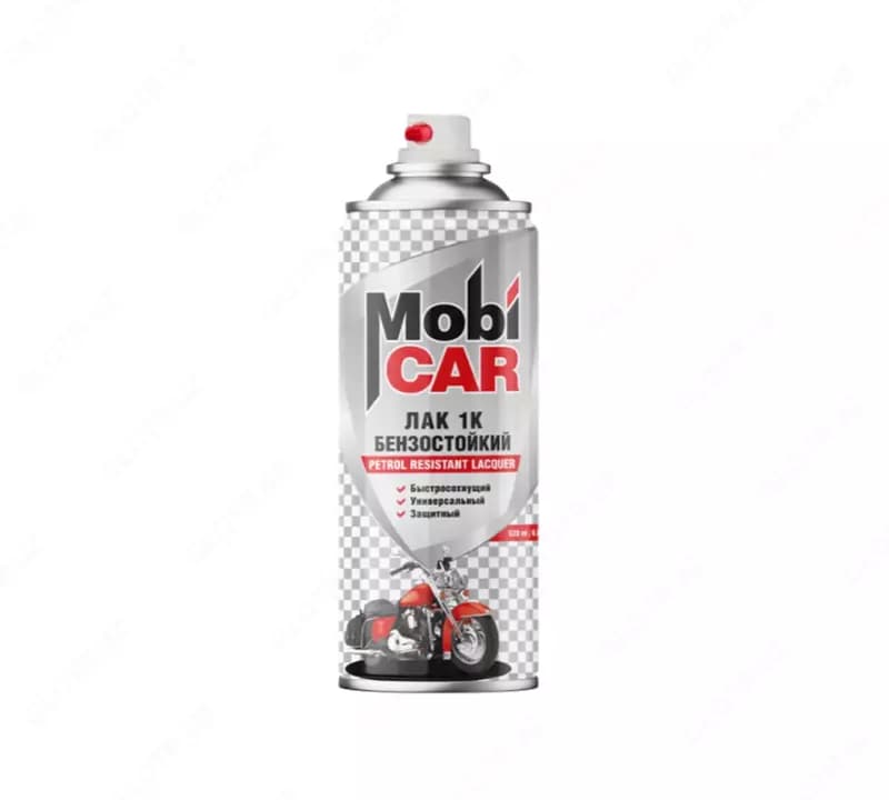 Лак 1К бензостойкий бесцветный глянцевый «Mobi CAR» — 2