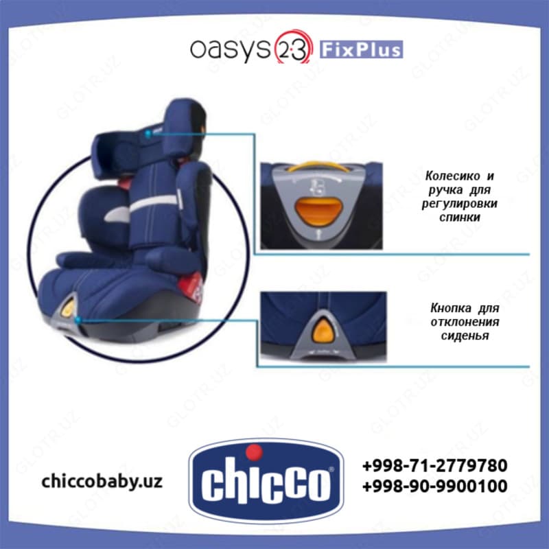 НОВИНКА! Автокресло Oasys 2-3 FixPlus — 4