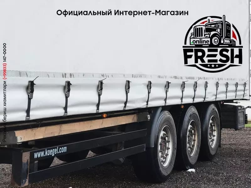 Шторки полуприцепы Kögel SN 24 3 Assen — 6