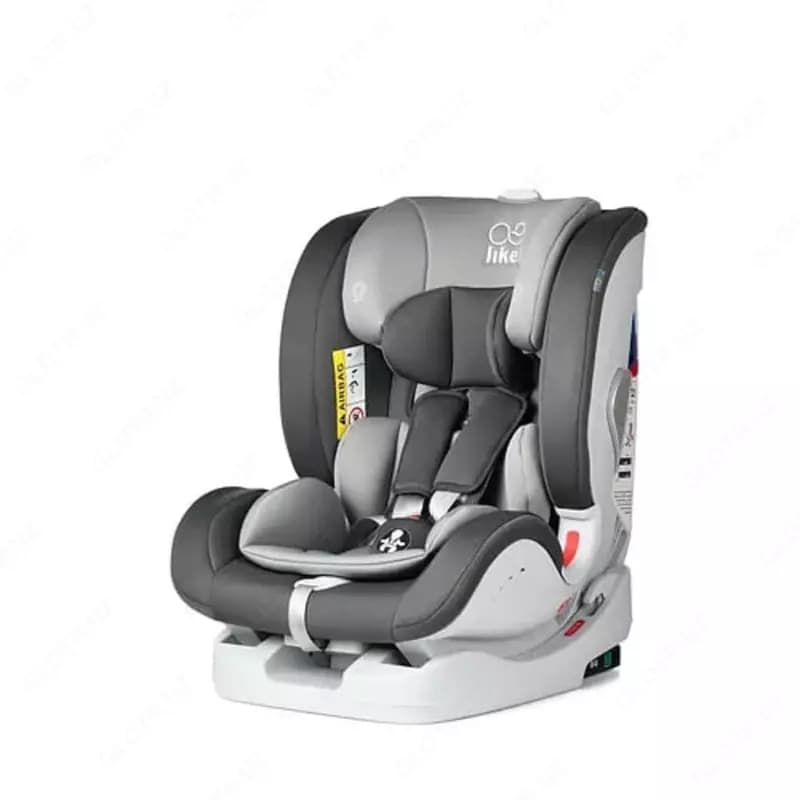 Детское автокресло ”Jikel” UpGo JK804443-90 (Франция) Серое/светло/серое — 2