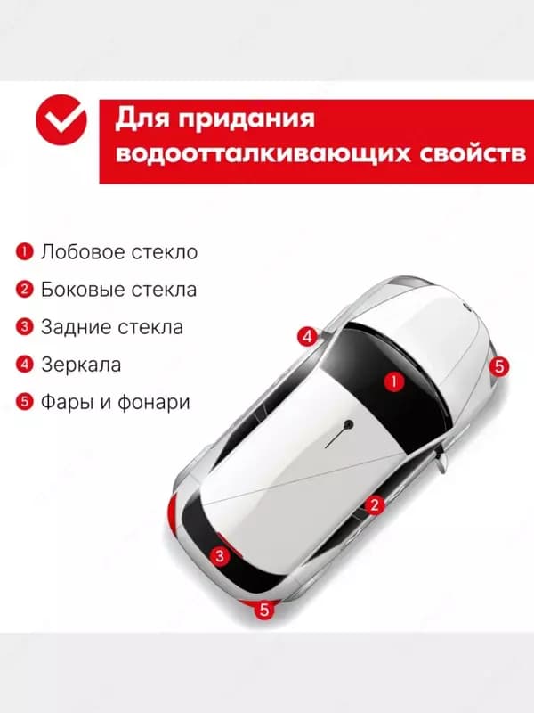 Антидождь KERRY KR291 для автомобиля (250 мл.) — 4