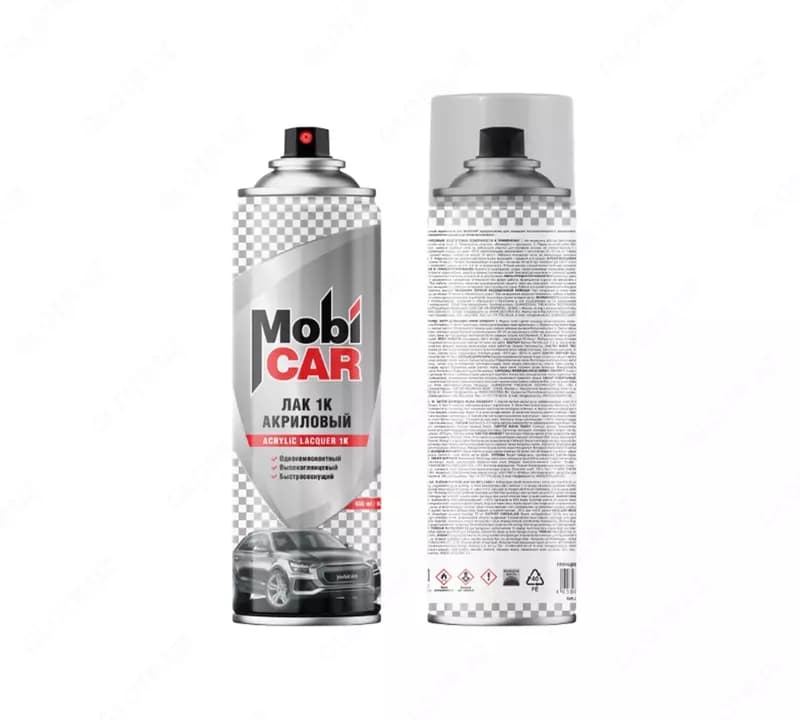 Лак 1К акриловый «Mobi CAR» бесцветный глянцевый — 1