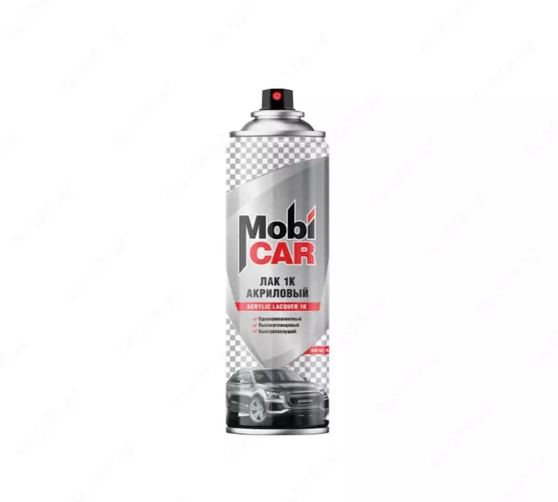 Лак 1К акриловый «Mobi CAR» бесцветный глянцевый — 2