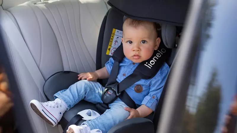 BASTIAAN Red ❤️ - автомобильное кресло от Lionelo 🇵🇱 (Польша) Вращение (0-36 кг) 360 ° — 5