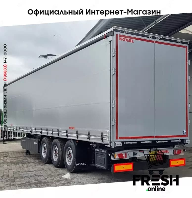 Kögel S24-1 3 Assen Шторки полуприцепы — 2