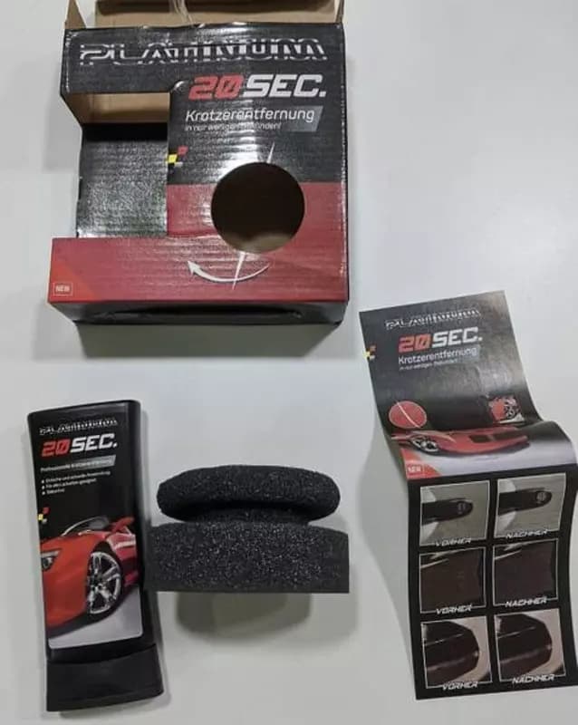Паста Platinum 20 sec для удаления царапин на автомобиле — 4