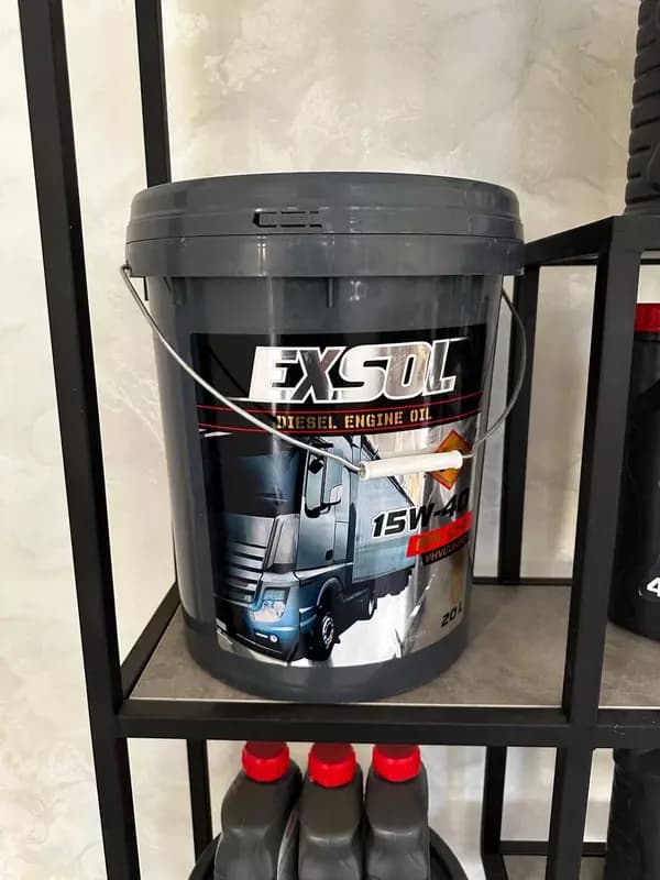 Полусинтетическое моторное масло Exsol 15W-40 API CF-4 — 8