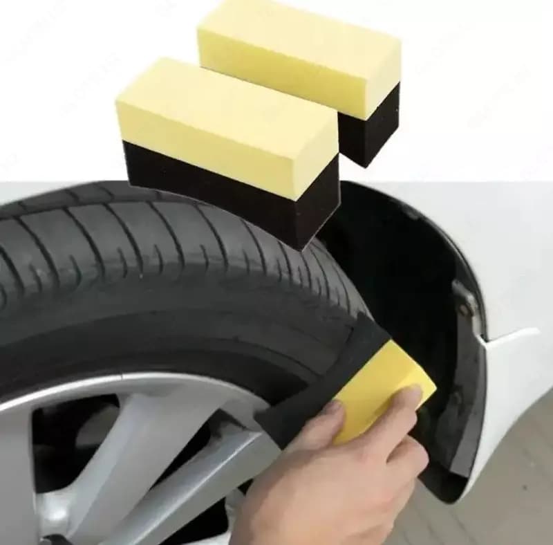 Губка аппликатор Booski Car Care для чернения резины и пластика — 3