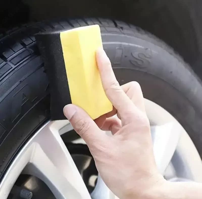 Губка аппликатор Booski Car Care для чернения резины и пластика — 4