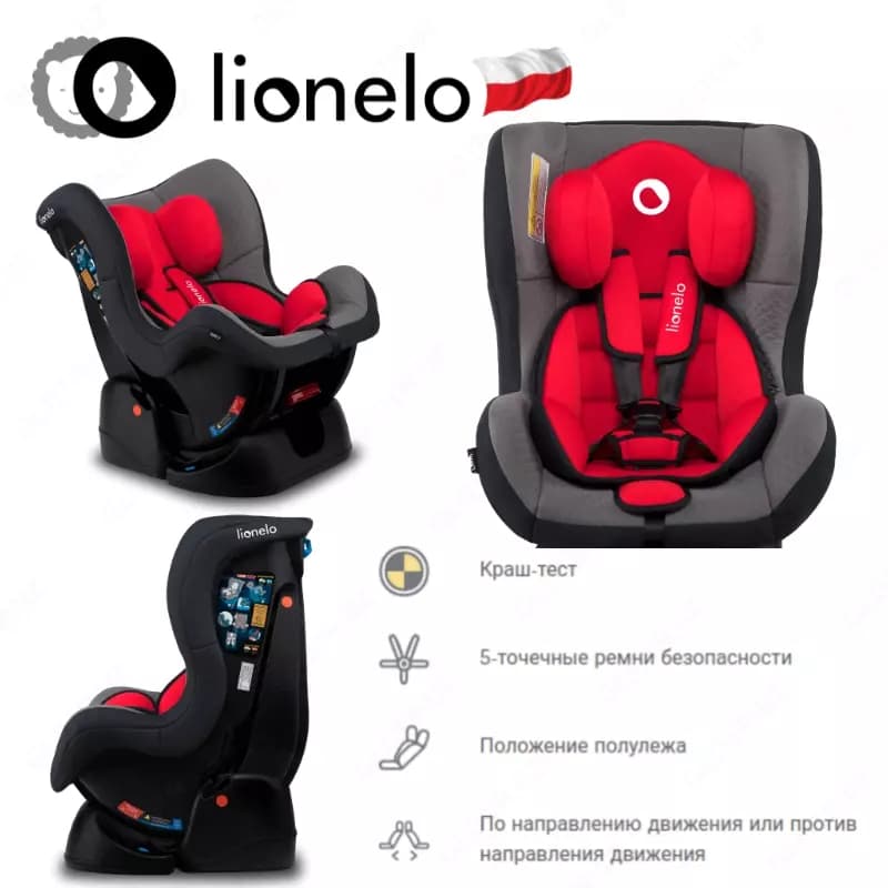 LIAM - автомобильное кресло (0-18 кг) 0+ 🤱🏻 (Польша) — 2
