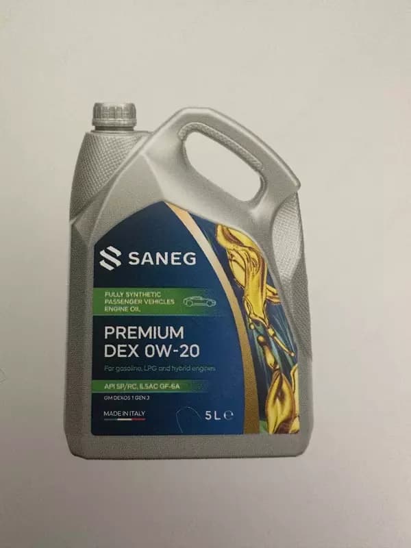 Моторное масло SANEG PREMIUM DEX 0W20 (5L) — 1