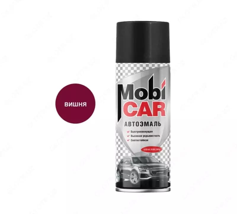 Автоэмаль «Mobi CAR» цвета вишня — 1
