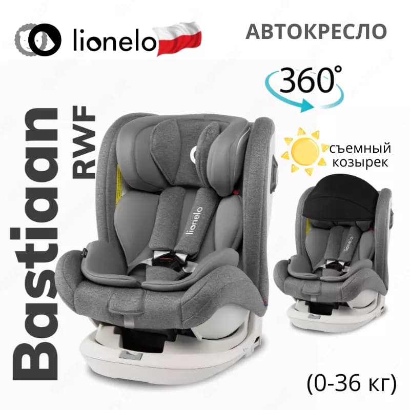 BASTIAAN RWF - автомобильное кресло 🔄 360 ° (0-36 кг) 🇵🇱(Польша) — 1